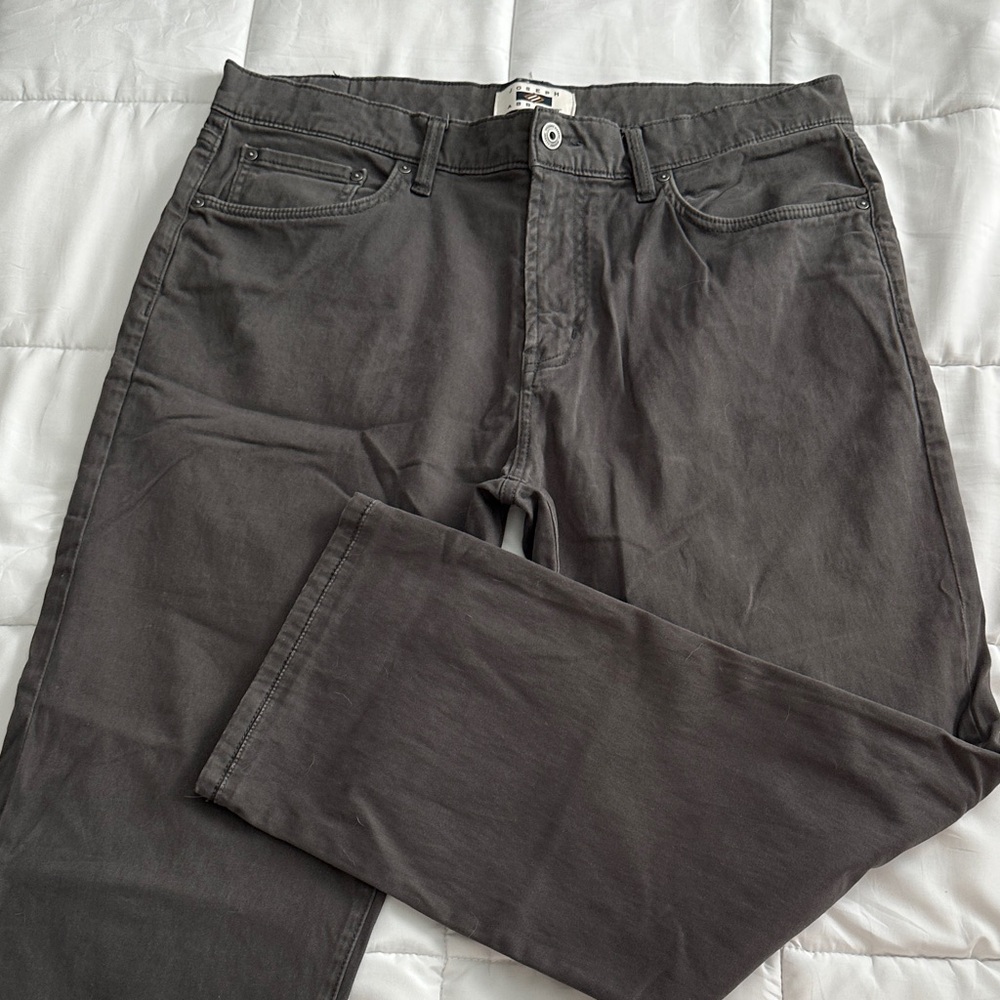 Joseph Abboud Men's Charcoal Gray Casual Pants